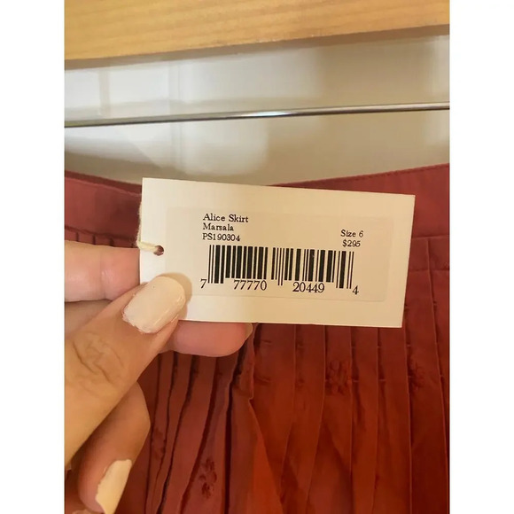 Ulla Johnson Alice Mini Skirt Size 6 - Picture 4 of 7